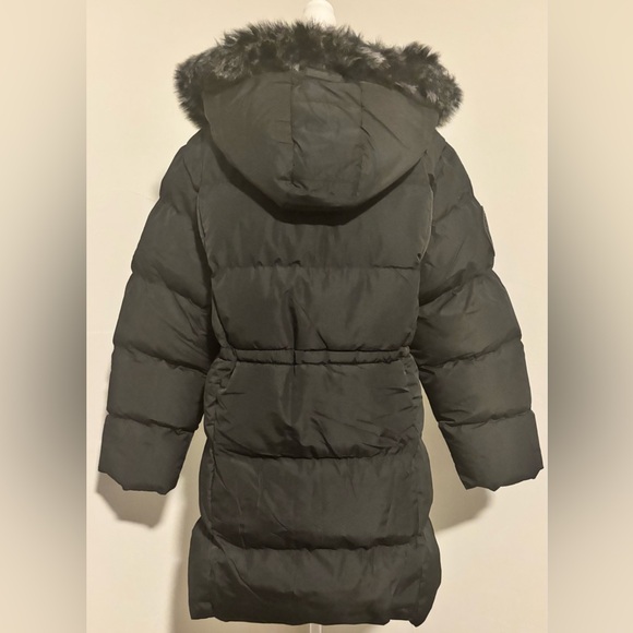 NWT $300 Canada Weather Gear Women’s XL Black Long Puffer Jacket Faux Fur Hood - Picture 4 of 16